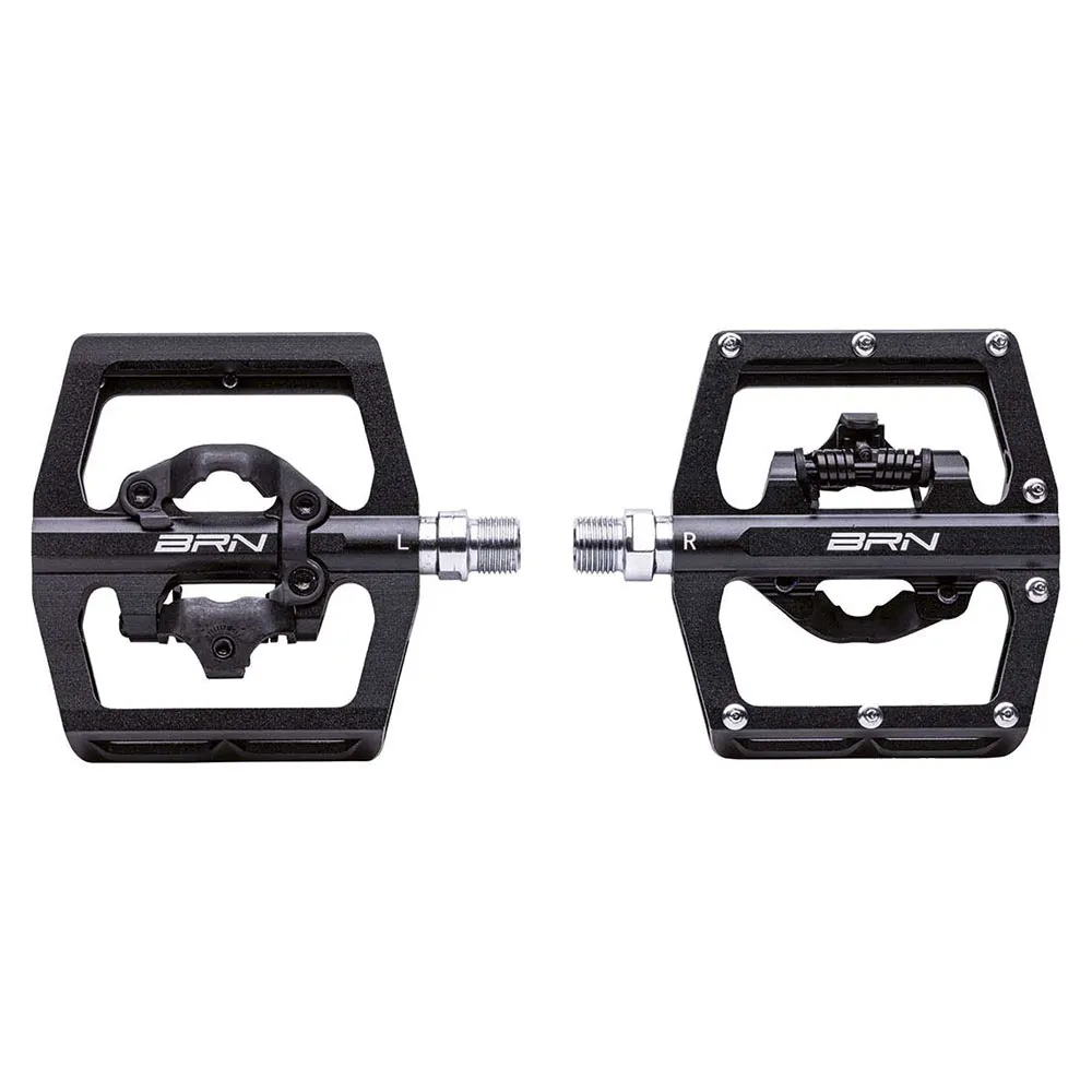 Brn Flat Dual Function Pedale, Black, One Size Brn Flat Dual Function Pedale, Black, One Size