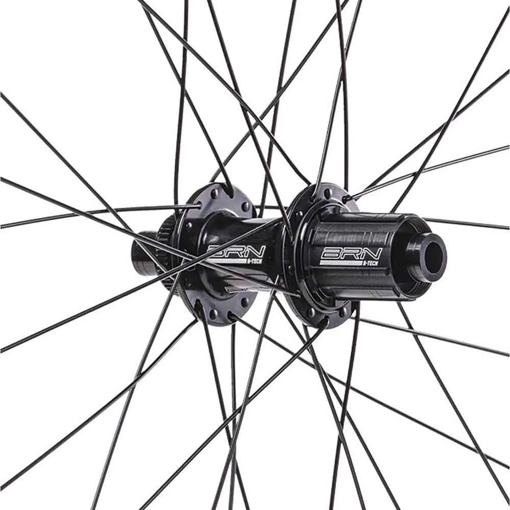 Brn Gravel 11s Cl Disc Tubeless Gravel-laufradsatz, Black, 12 x 100/12 x 142mm, Shimano/Sram HG Brn Gravel 11s Cl Disc Tubeless Gravel-laufradsatz, Black, 12 x 100/12 x 142mm, Shimano/Sram HG