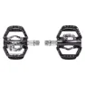 Brn Gravel Dual Function Pedale, Black / silver, One Size