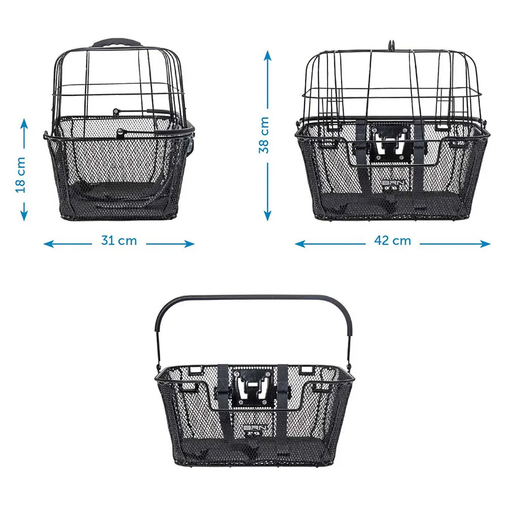 Brn Happy Pet Korb, Black, One Size Brn Happy Pet Korb, Black, One Size