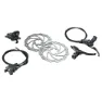 Brn Hydraulic Disc Bremsen, Black / silver, One Size