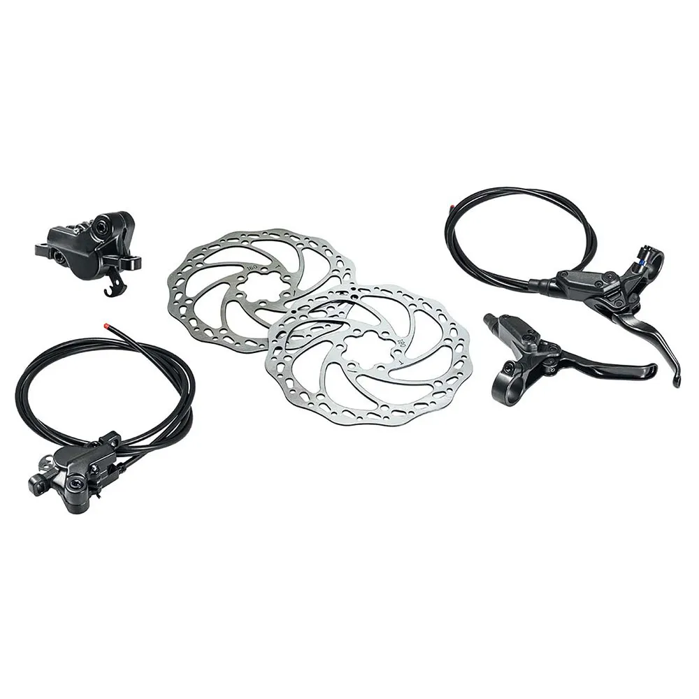 Brn Hydraulic Disc Bremsen, Black / silver, One Size Brn Hydraulic Disc Bremsen, Black / silver, One Size
