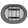 Brn Intreccio Oval Frontkorb, Black, One Size