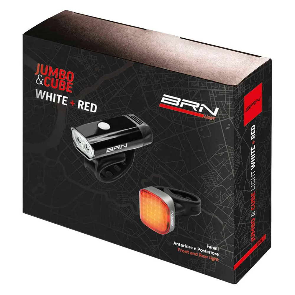 Brn Jumbo+cube Lichtset, Black / white / red, One Size Brn Jumbo+cube Lichtset, Black / white / red, One Size