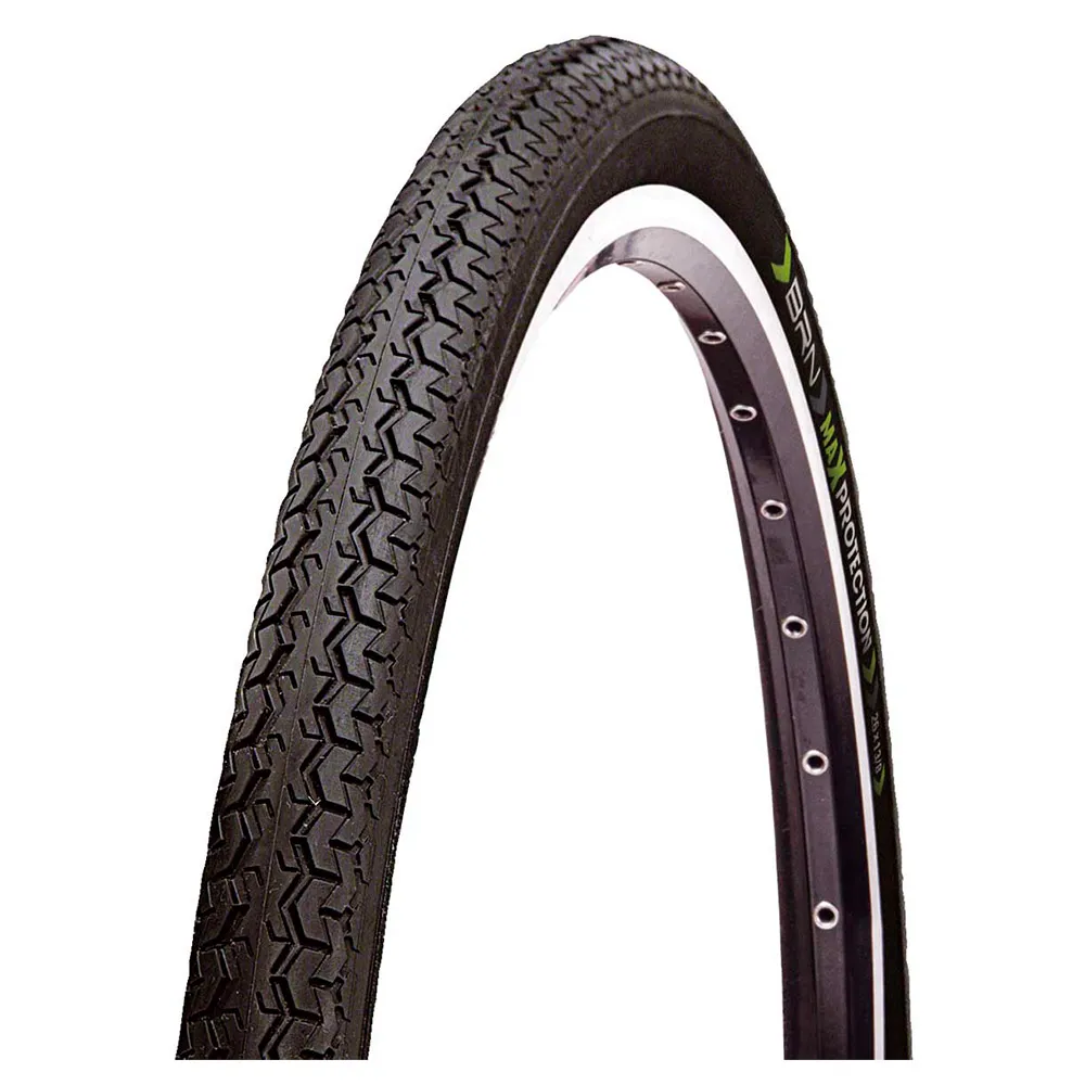 Brn Max Protection 26´´ X 1.375 Steifer Urbanreifen, Black, 26" x 1.375