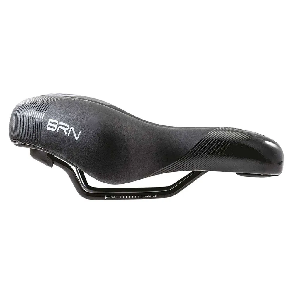 Brn Memory Foam Donna Sattel, Black, 195mm