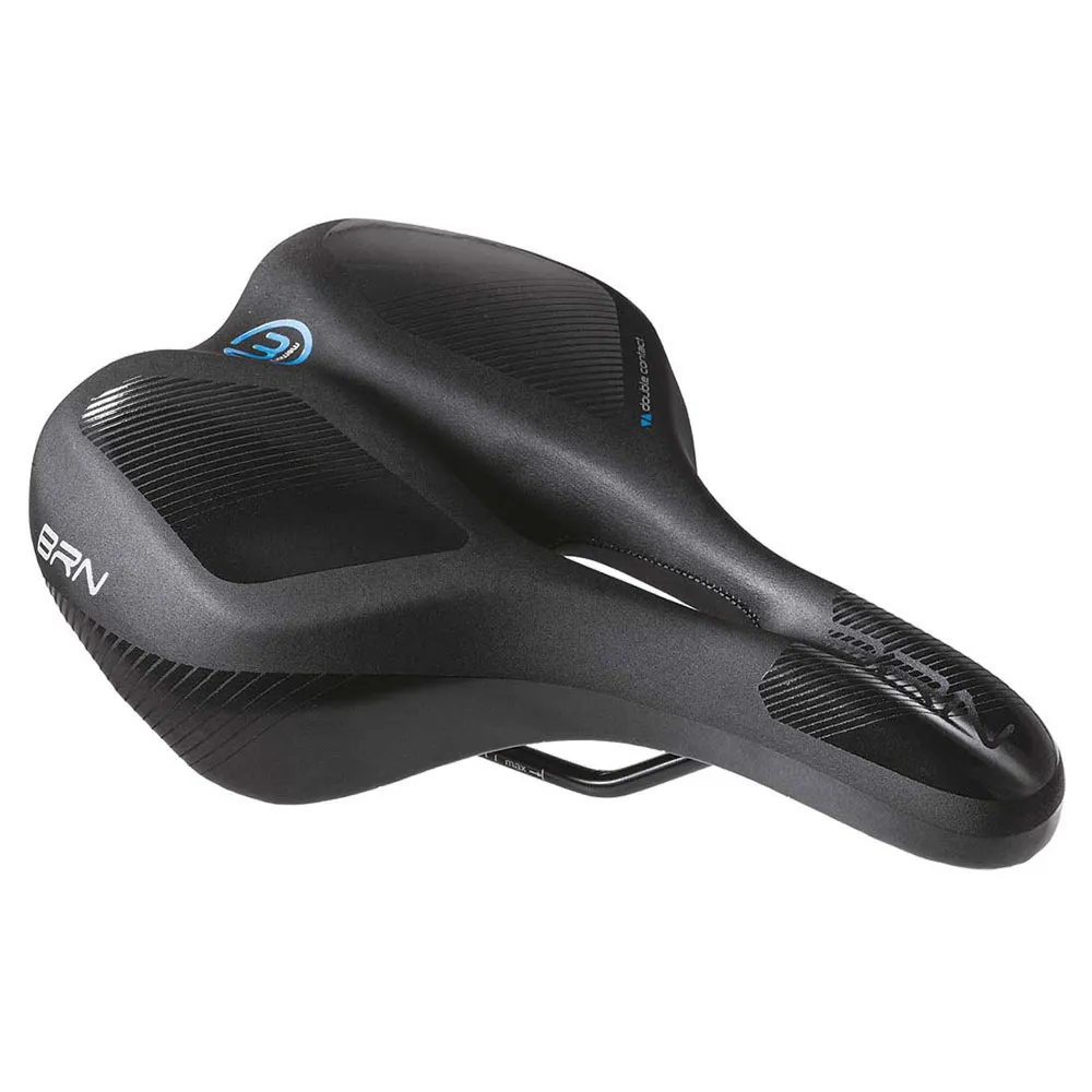 Brn Memory Foam Flow Donna Sattel, Black, 180mm Brn Memory Foam Flow Donna Sattel, Black, 180mm