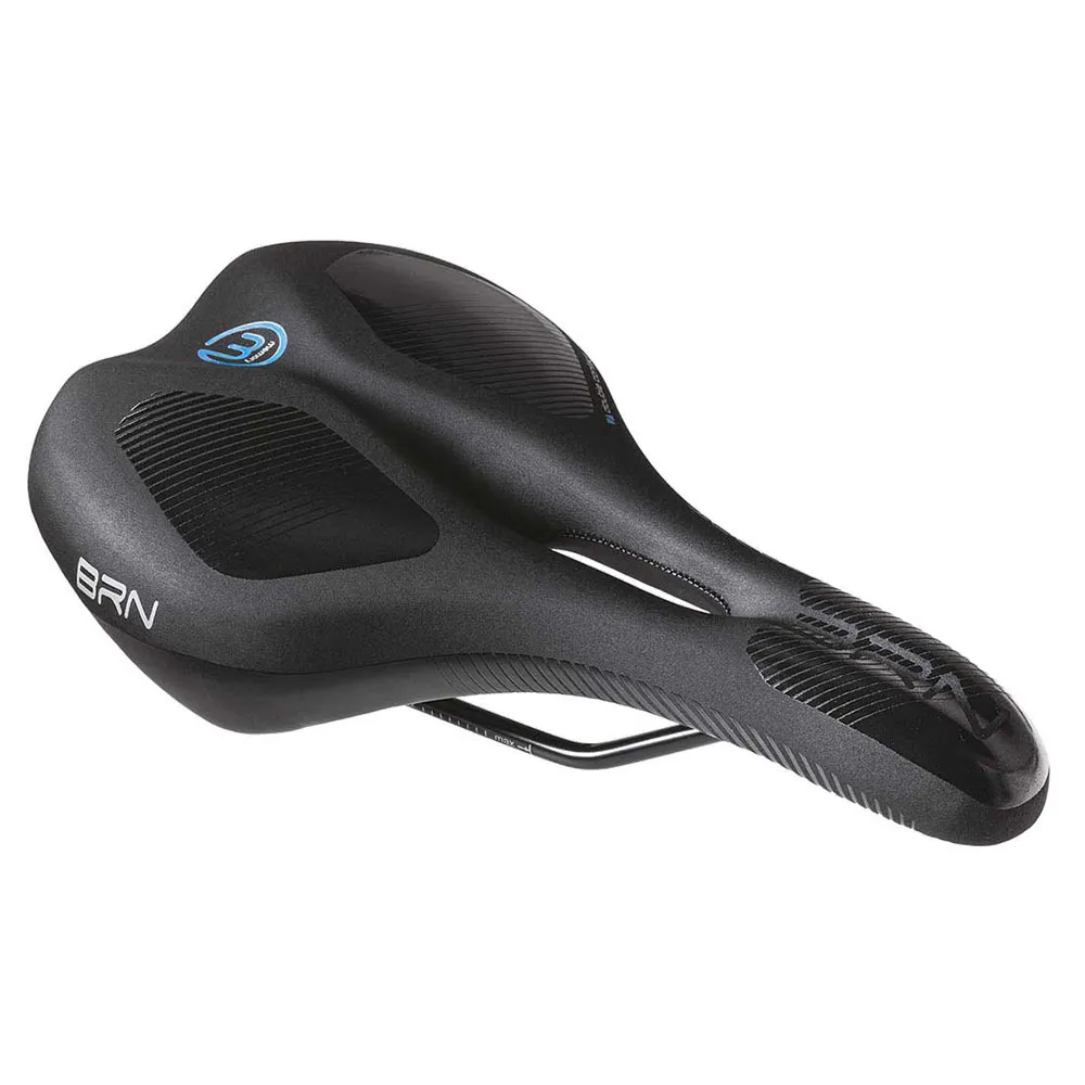 Brn Memory Foam Flow Sport Sattel, Black, 170mm Brn Memory Foam Flow Sport Sattel, Black, 170mm