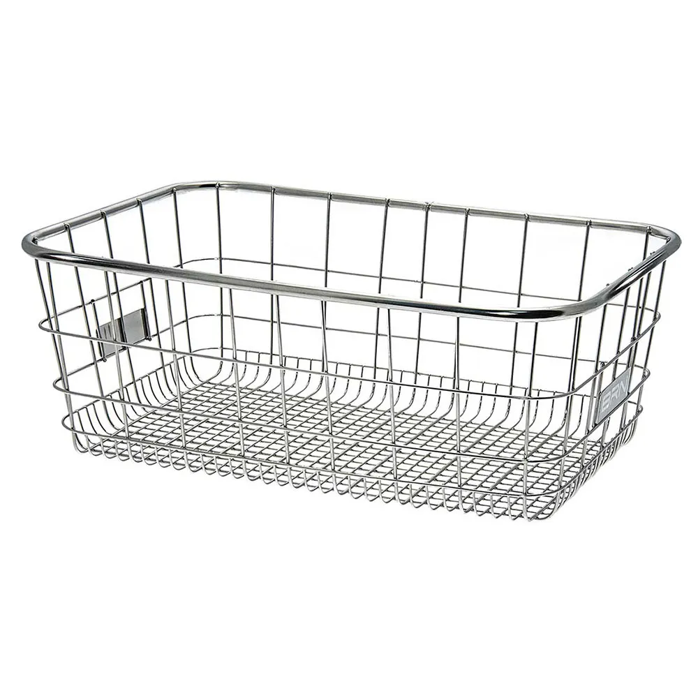 Brn Metal Korb, Silver, One Size Brn Metal Korb, Silver, One Size