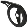 Brn Montebello 42/46 Frontschutz, Black, One Size