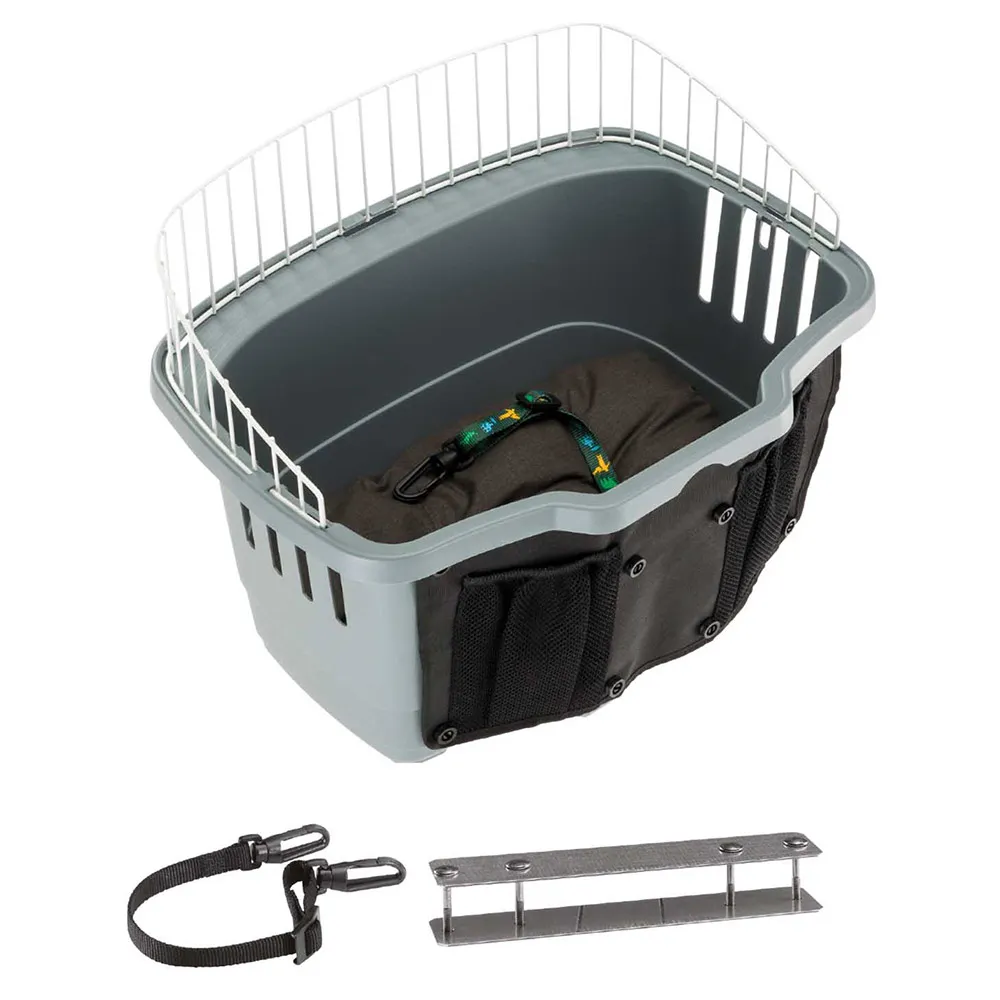 Brn Pets Korb, Grey / black, One Size