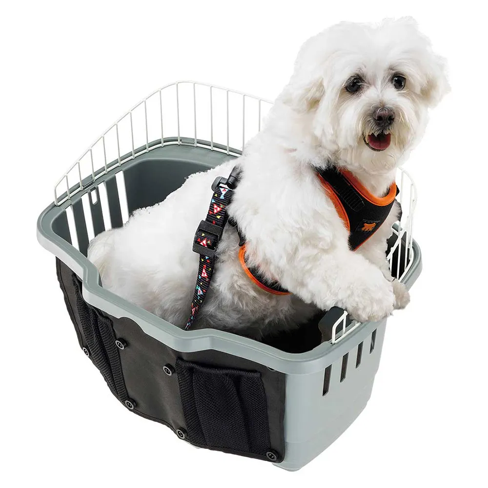 Brn Pets Korb, Grey / black, One Size