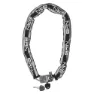 Brn Reflective Metal Kettenschloss, Black / silver, 6 x 900mm