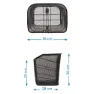 Brn Retina Robusto Frontkorb, Black, One Size