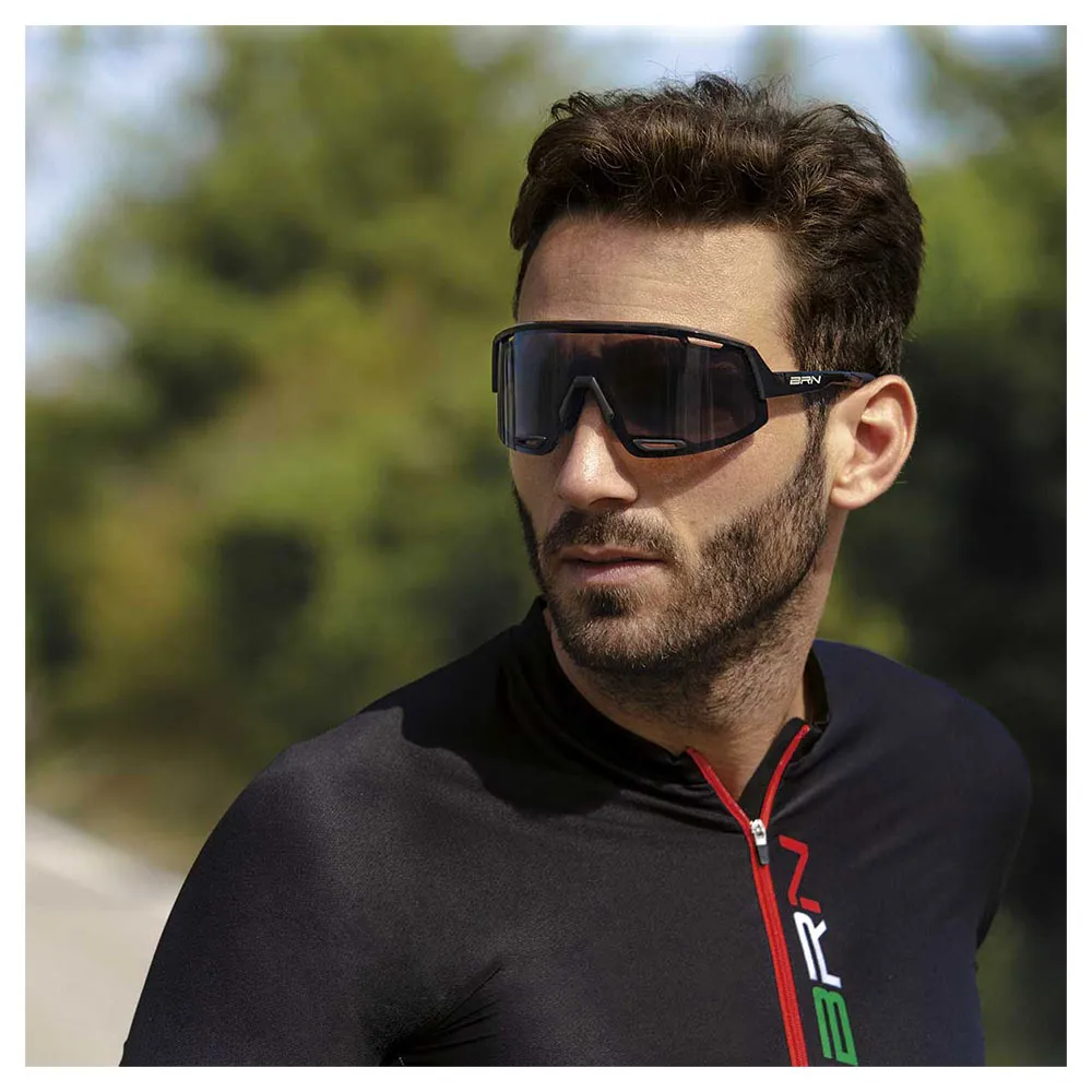 Brn Rx Wide Sonnenbrille, Black, Black Mirror/CAT3 Brn Rx Wide Sonnenbrille, Black, Black Mirror/CAT3
