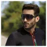 Brn Rx Wide Sonnenbrille, Black, Black Mirror/CAT3