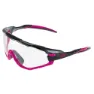 Black / fluo fuchsia