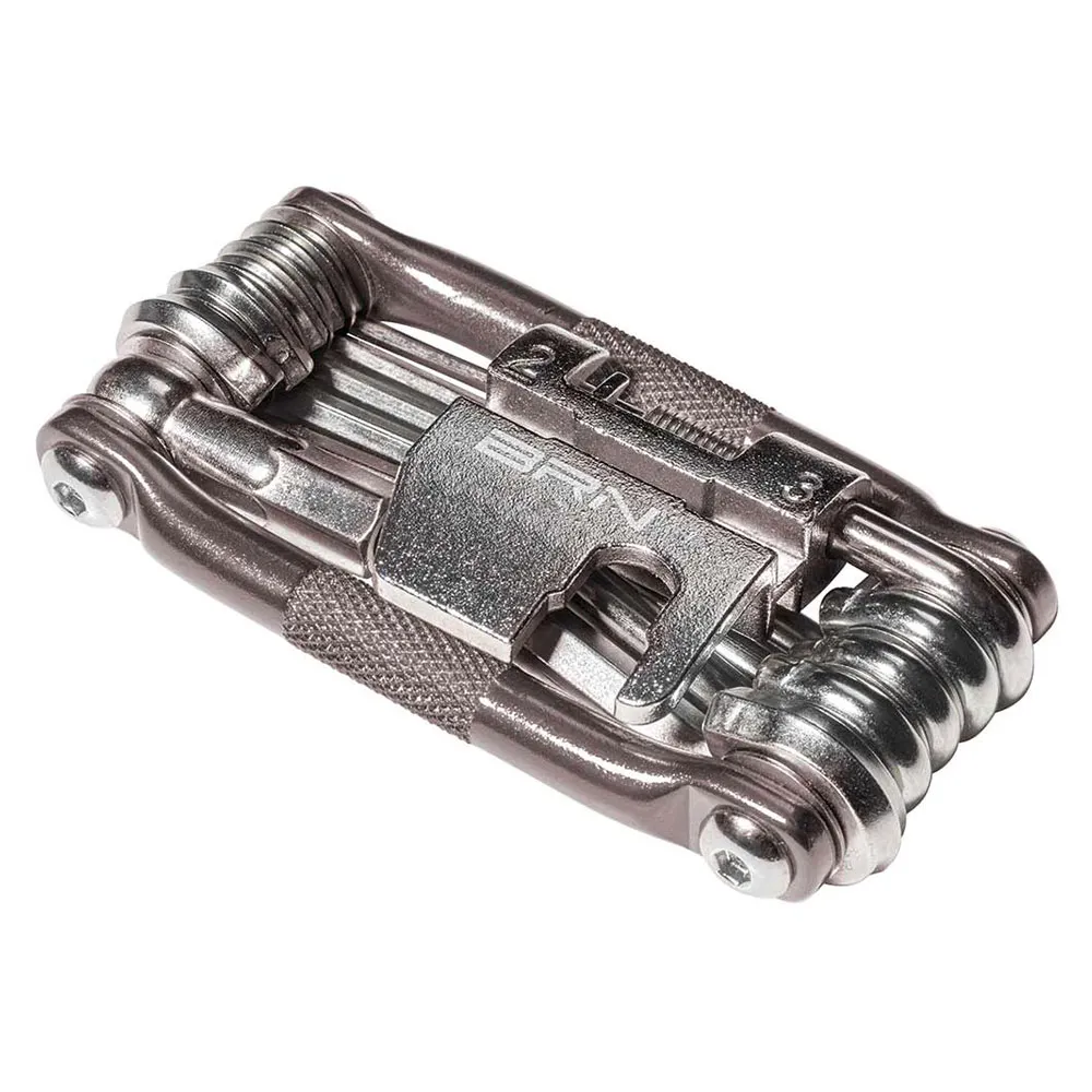 Brn Smart Tool 17 Functions Titanium Multitool, Titanium, One Size