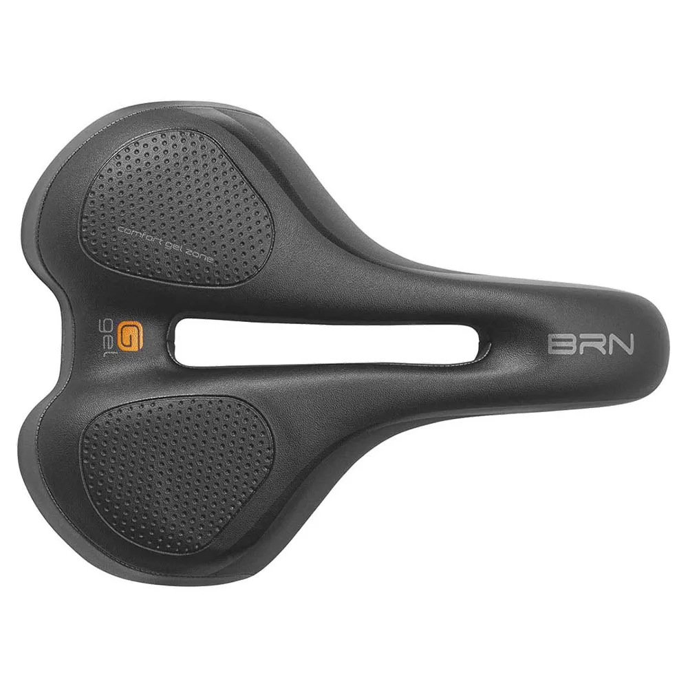 Brn Soft Gel Donna Relax Sattel, Black, 190mm Brn Soft Gel Donna Relax Sattel, Black, 190mm