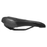 Brn Soft Gel Relax Sattel, Black / black, 175mm
