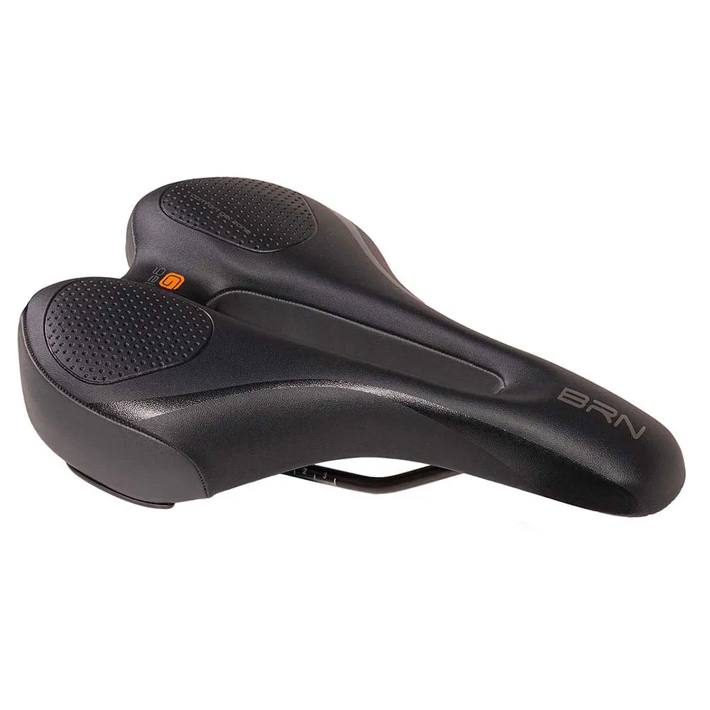 Brn Soft Gel Relax Sattel, Black / black, 175mm Brn Soft Gel Relax Sattel, Black / black, 175mm