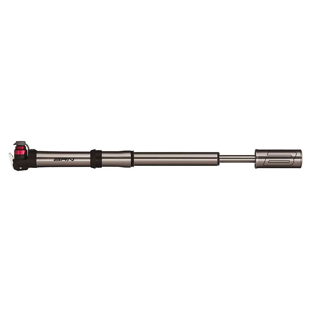 Brn Titan Telescopic Mini-pumpe, Silver, 100psi Brn Titan Telescopic Mini-pumpe, Silver, 100psi