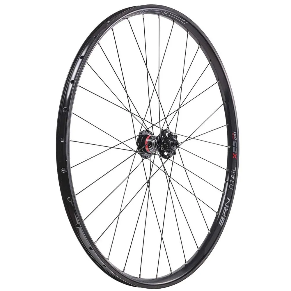 Brn Trail X25 29´´ 11s Tubeless Mtb-laufradsatz, Black, 12 x 100/12 x 135/142mm, Shimano/Sram HG Brn Trail X25 29´´ 11s Tubeless Mtb-laufradsatz, Black, 12 x 100/12 x 135/142mm, Shimano/Sram HG