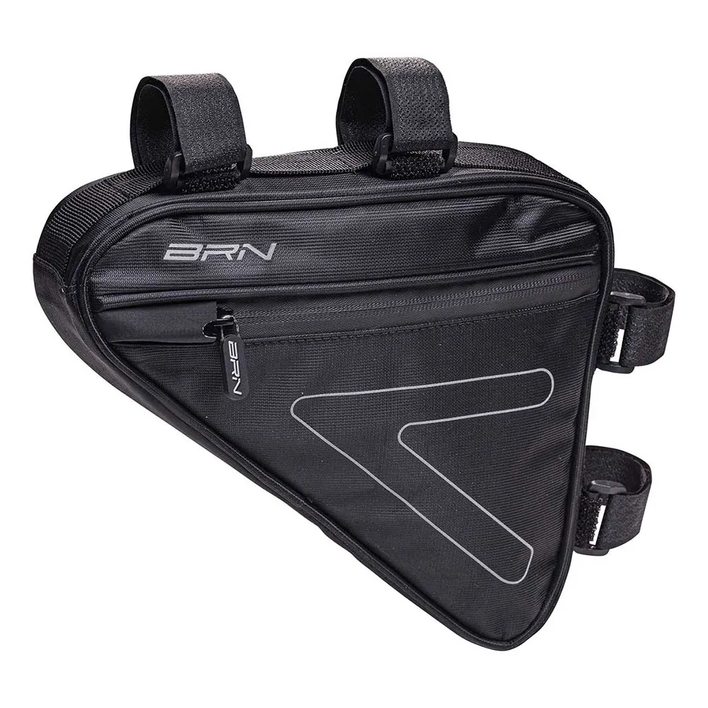 Brn Triangle 2 Zip Wp Rahmentasche 1.7l, Black, One Size