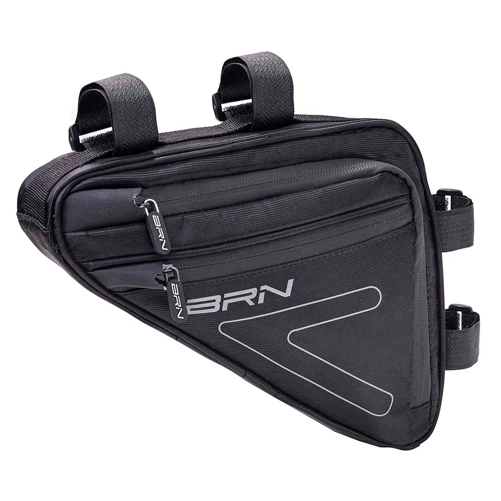 Brn Triangle 3 Zip Wp Rahmentasche 1.7l, Black, One Size Brn Triangle 3 Zip Wp Rahmentasche 1.7l, Black, One Size