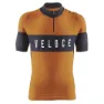 Brn Veloce Vintage Kurzarm-radtrikot
