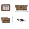 Brn Vintage Eco Rattan Korb