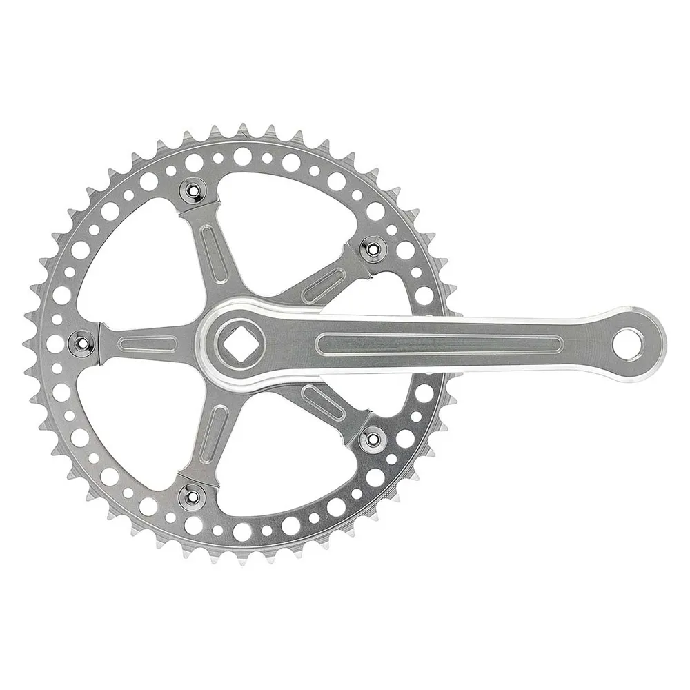 Brn Vintage Fixed Kurbelgarnitur, Silver, 170mm, 48t Brn Vintage Fixed Kurbelgarnitur, Silver, 170mm, 48t