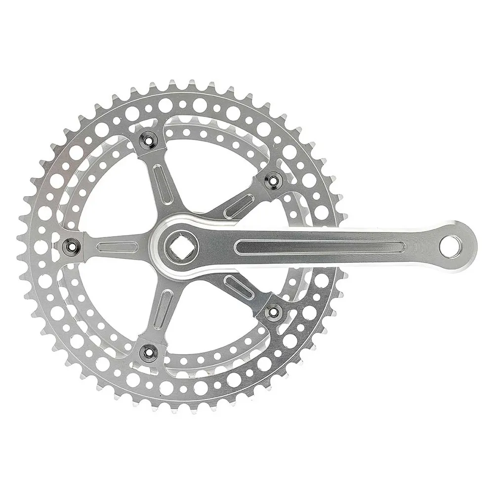 Brn Vintage Kurbelgarnitur, Silver, 170mm, 48-36t Brn Vintage Kurbelgarnitur, Silver, 170mm, 48-36t