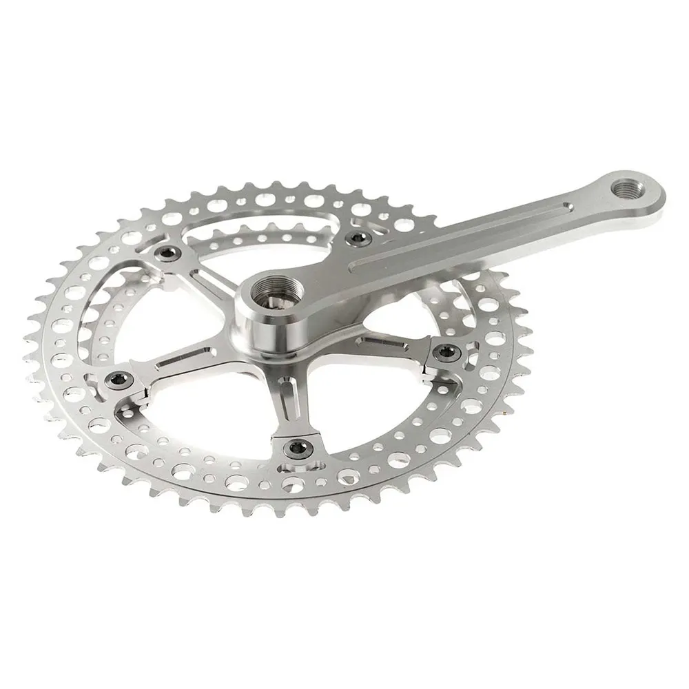 Brn Vintage Kurbelgarnitur, Silver, 170mm, 48-36t Brn Vintage Kurbelgarnitur, Silver, 170mm, 48-36t