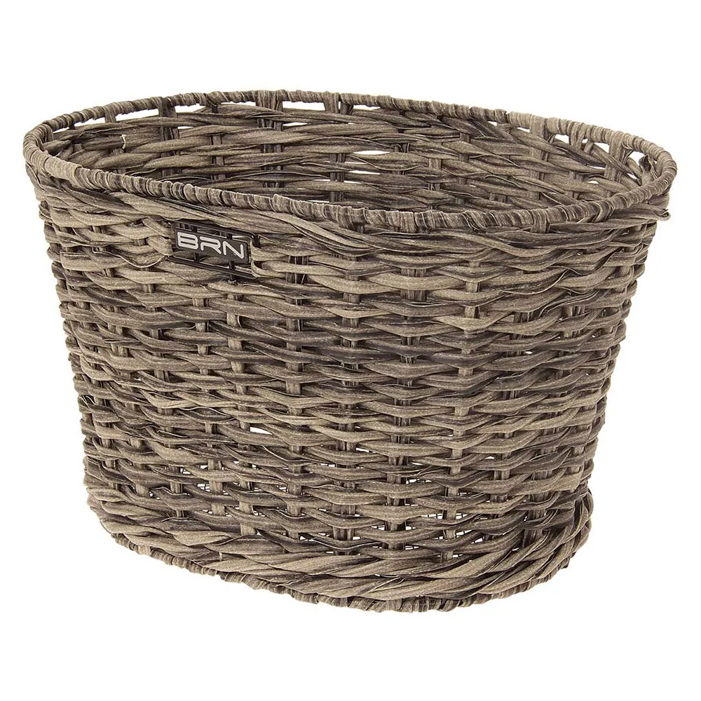 Brn Vintage Oval Eco Rattan Korb
