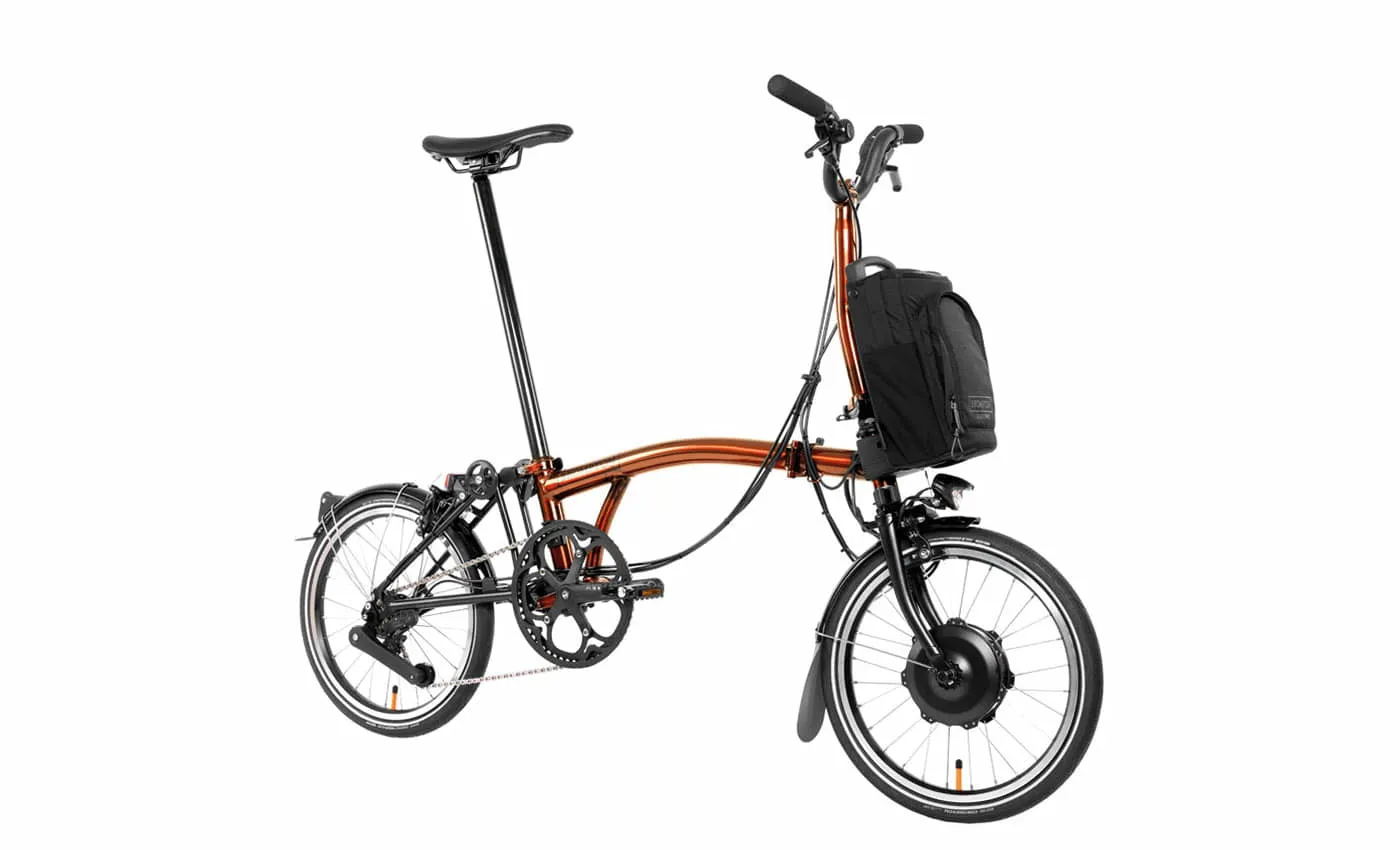 Brompton P-Line Electric Urban 4-speed Typ H 300Wh 4K, Rot, Unisize Brompton P-Line Electric Urban 4-speed Typ H 300Wh 4K, Rot, Unisize