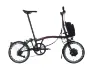 Brompton P-Line Electric Urban 4-speed - Typ M - 16 Zoll 300Wh 4K Faltrad, Lila, Unisize