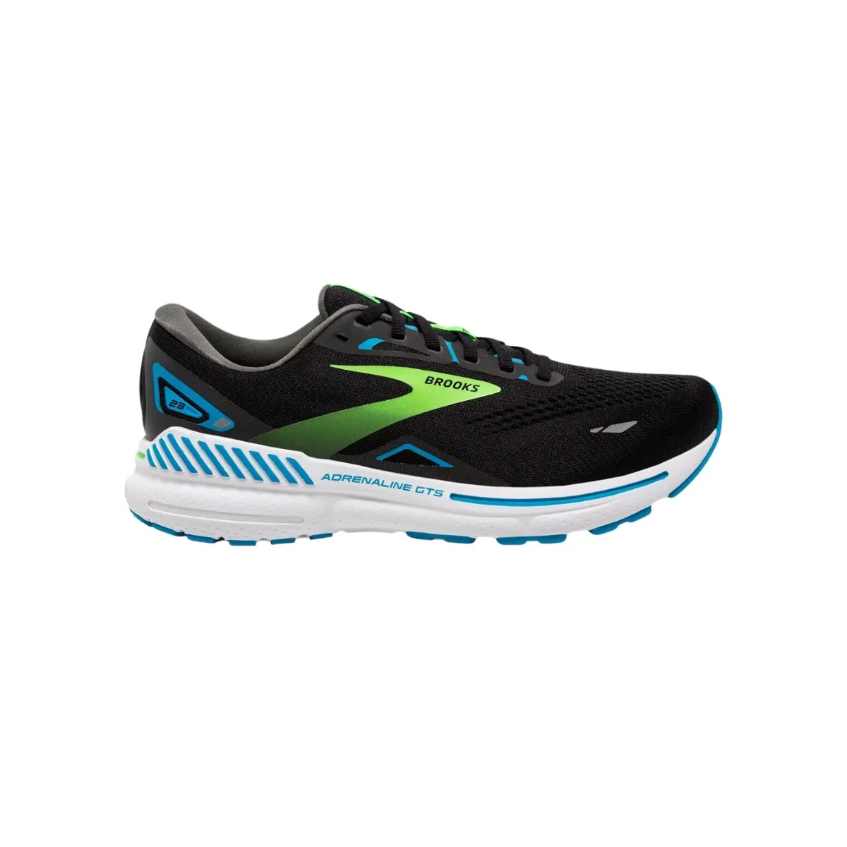 Brooks Adrenaline GTS 23 Wide, Schwarz blau grün Brooks Adrenaline GTS 23 Wide, Schwarz blau grün