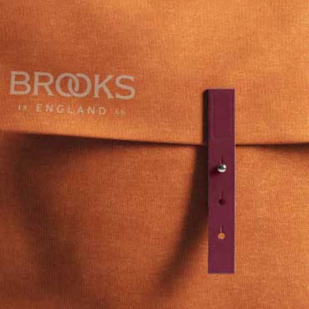 Brooks Bricklane Fahrradtaschen 15l, Goosebeack / maroon, One Size Brooks Bricklane Fahrradtaschen 15l, Goosebeack / maroon, One Size