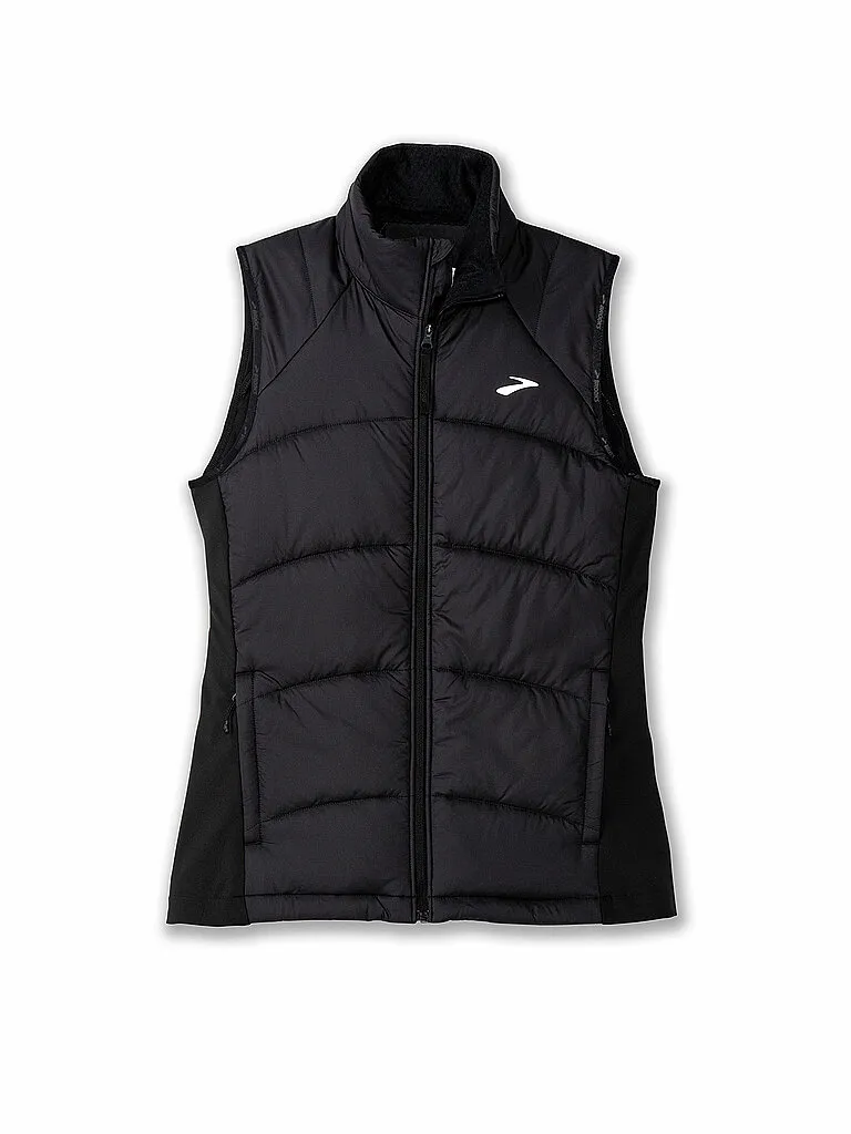 Brooks Damen Laufweste Shield Hybrid 3.0, Schwarz