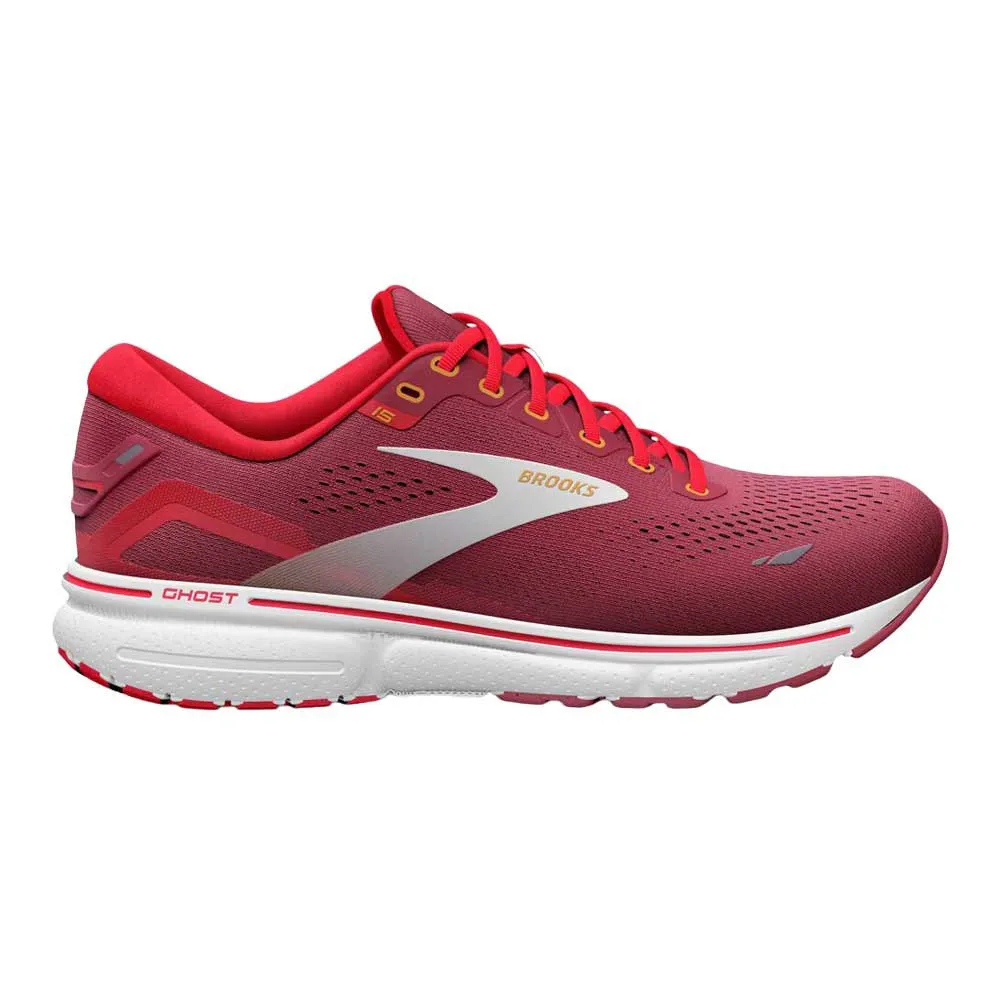 Brooks Ghost 15 Laufschuhe female, Slate rose / fiery coral / white