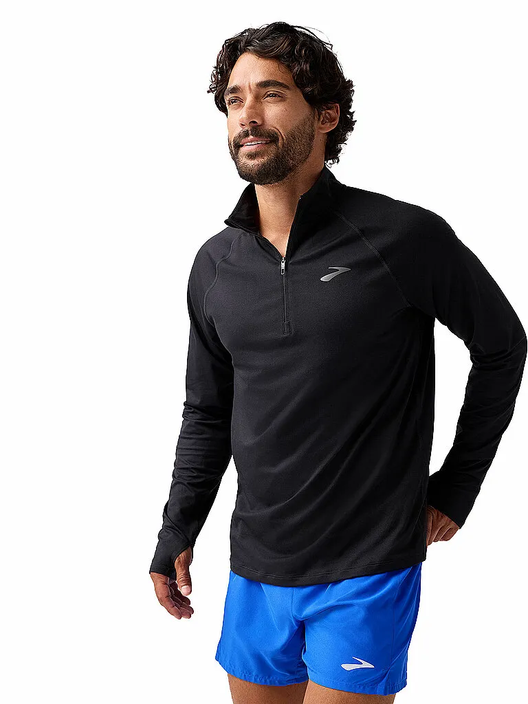 Brooks Herren Lauf Zipshirt Dash 3.0