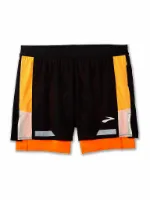 Brooks Herren Laufshort Run Visible 5 2in1 2.0