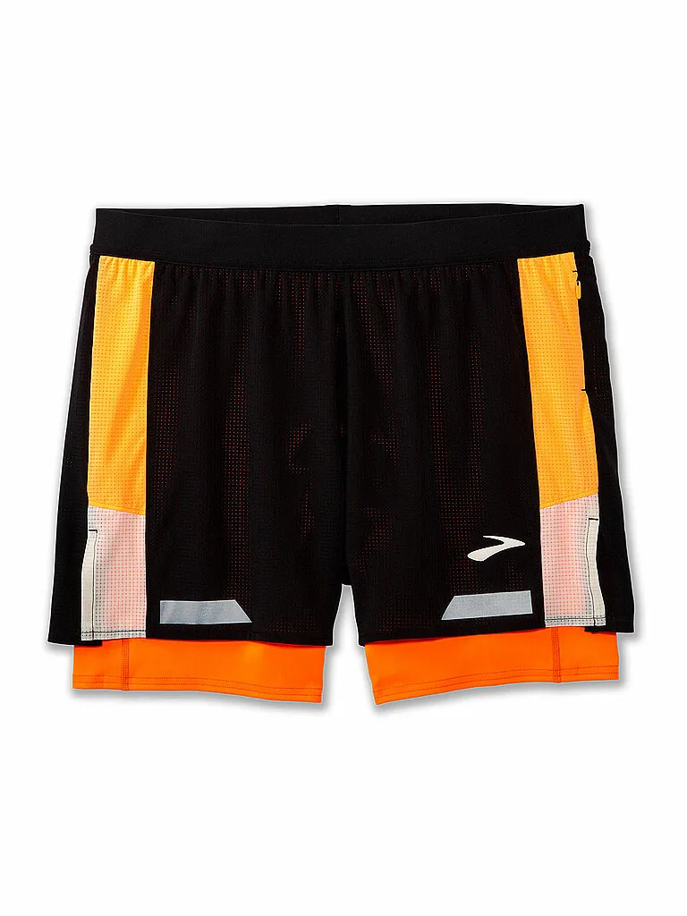 Brooks Herren Laufshort Run Visible 5 2in1 2.0