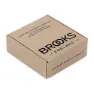 Brooks Leder Sattelset, Silver, One Size