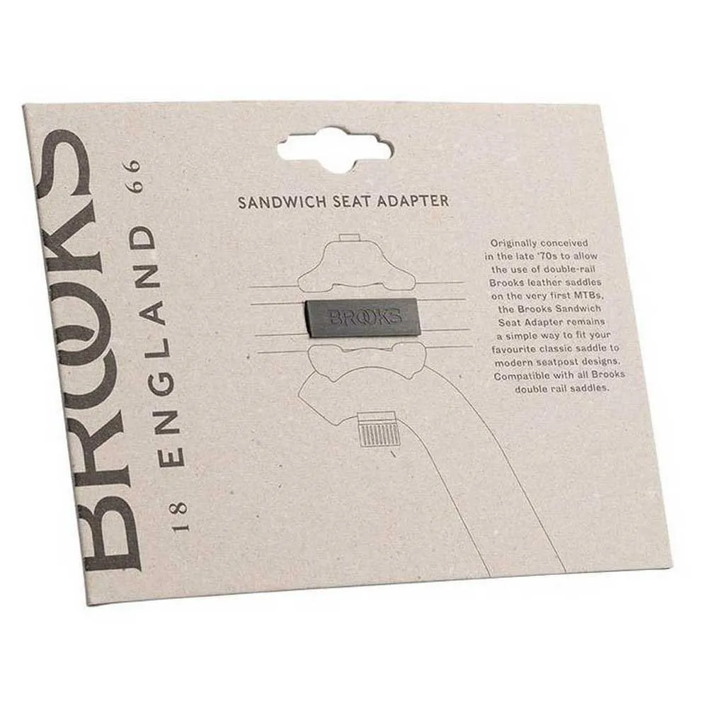 Brooks Sandwich Satteladapter, Black, One Size Brooks Sandwich Satteladapter, Black, One Size