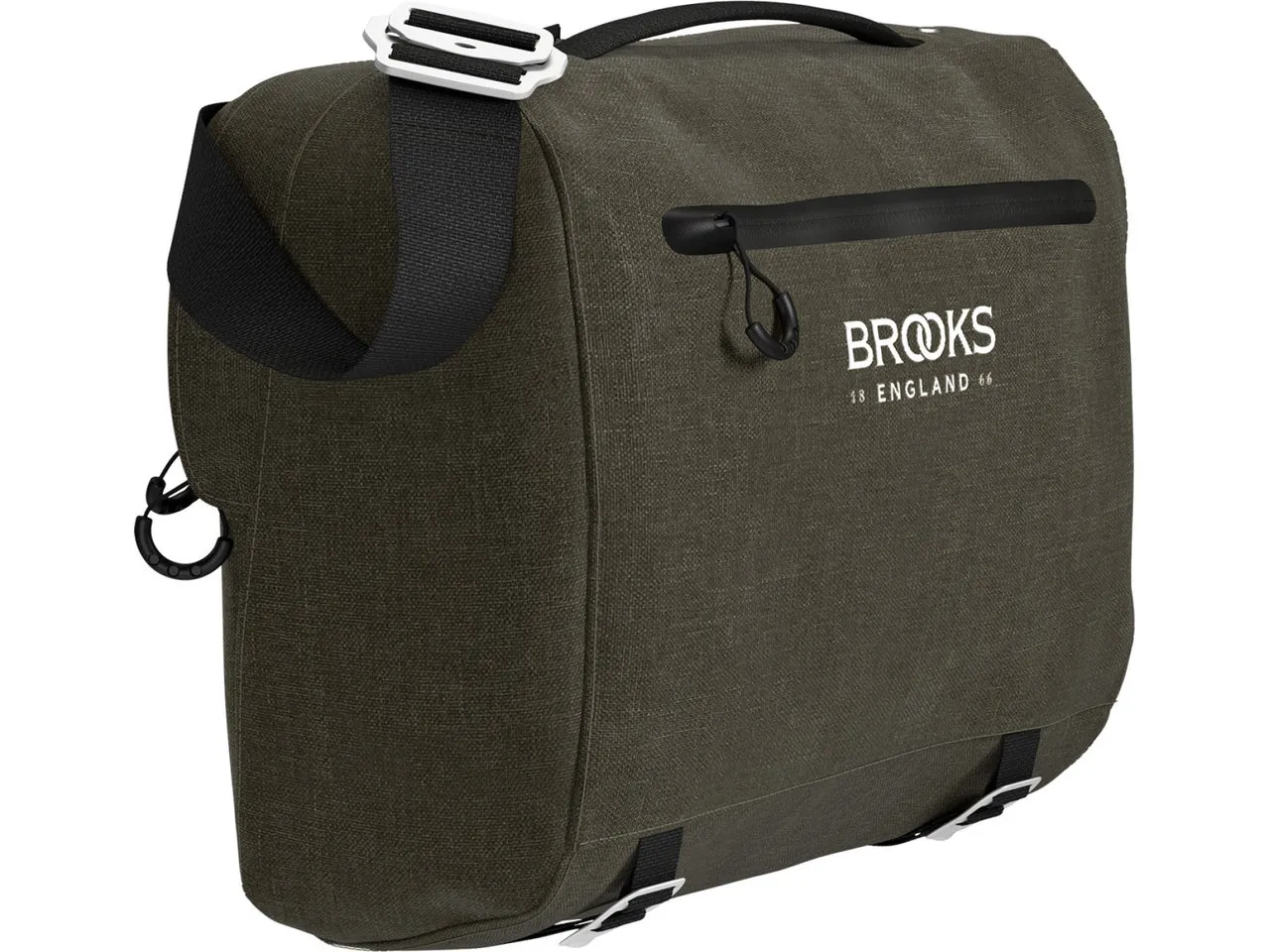 Brooks Scape Handlebar Compact Bag Lenkertasche, Mud green, One Size Brooks Scape Handlebar Compact Bag Lenkertasche, Mud green, One Size