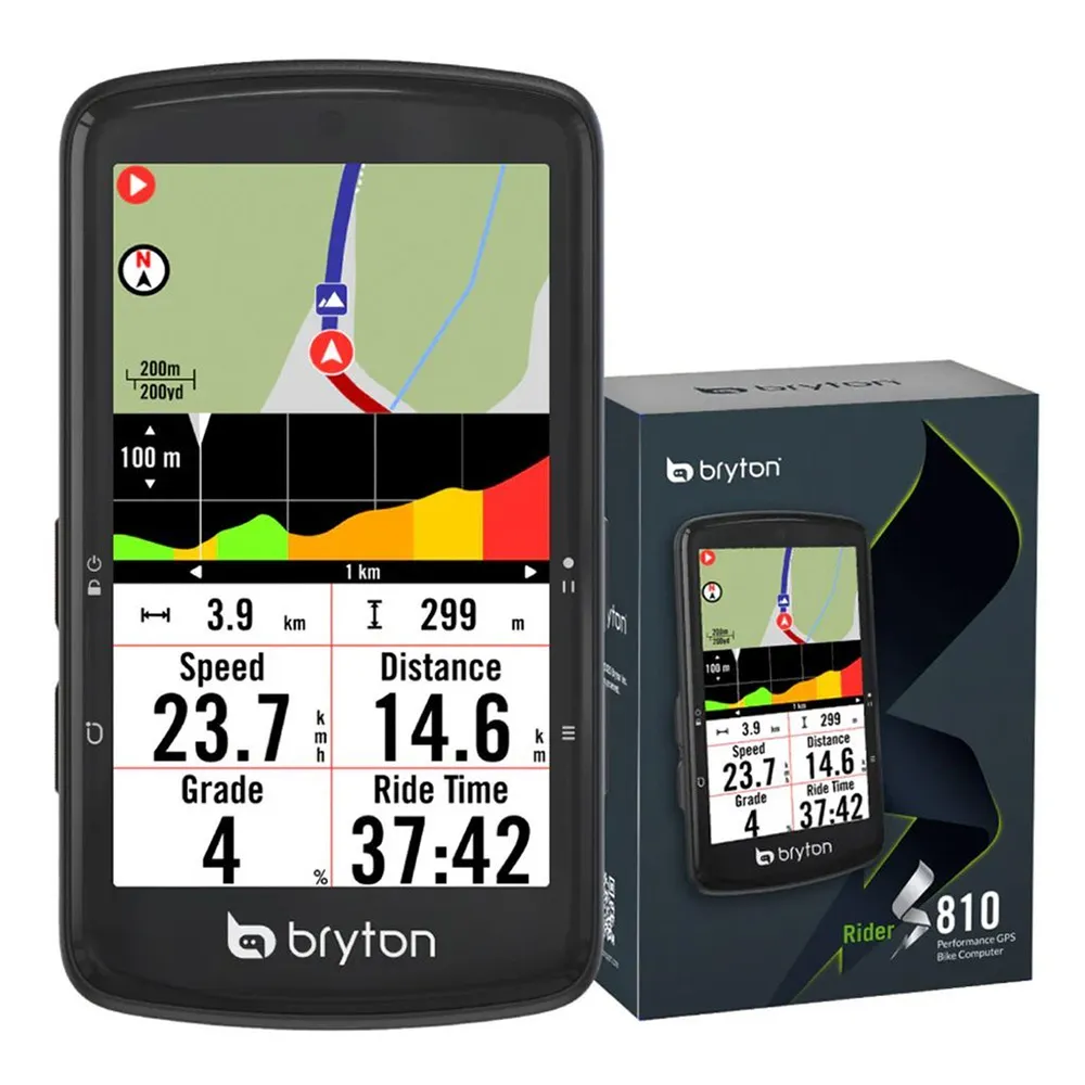 Bryton Rider S810 E Fahrradcomputer, Black, One Size