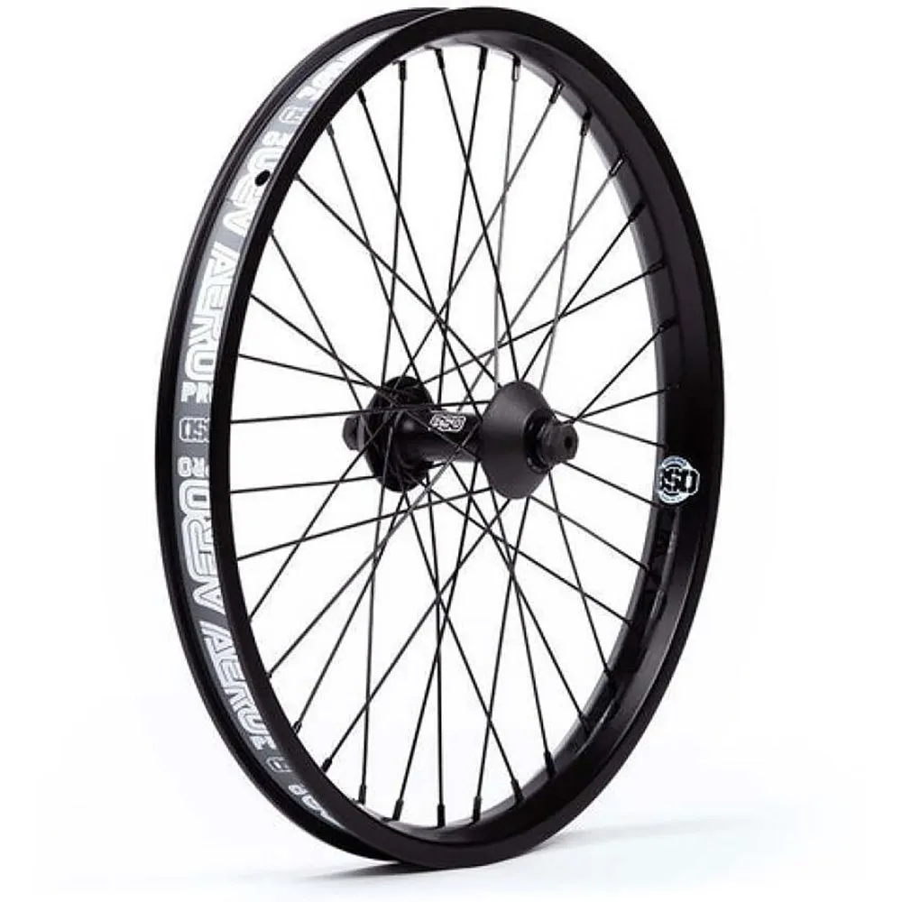 BSD Swerve X Aero Pro Vorderrad, Black, One Size BSD Swerve X Aero Pro Vorderrad, Black, One Size