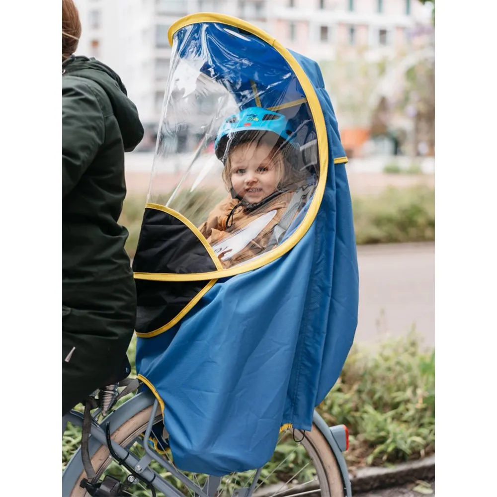 BUB-UP Kids Child Bike Seat Regenschutz, Blue, One Size BUB-UP Kids Child Bike Seat Regenschutz, Blue, One Size